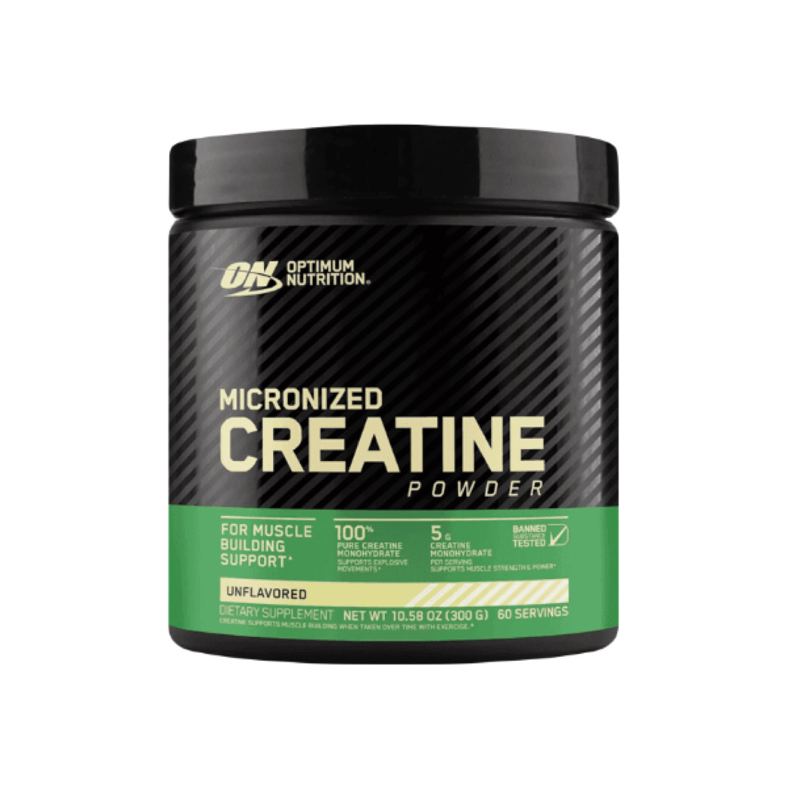 Optimum Nutrition Creatine Powder – کراتین پودری اپتیموم نوتریشن ۳۰۰ گرم