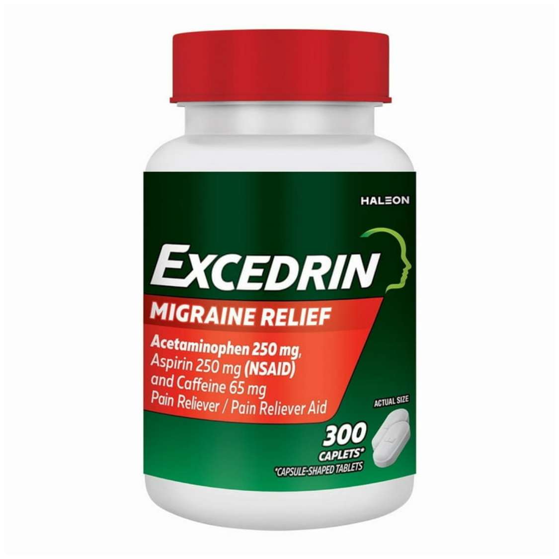 اکسدرین Excedrin تسکین دهنده سردرد و میگرن 300 عددی