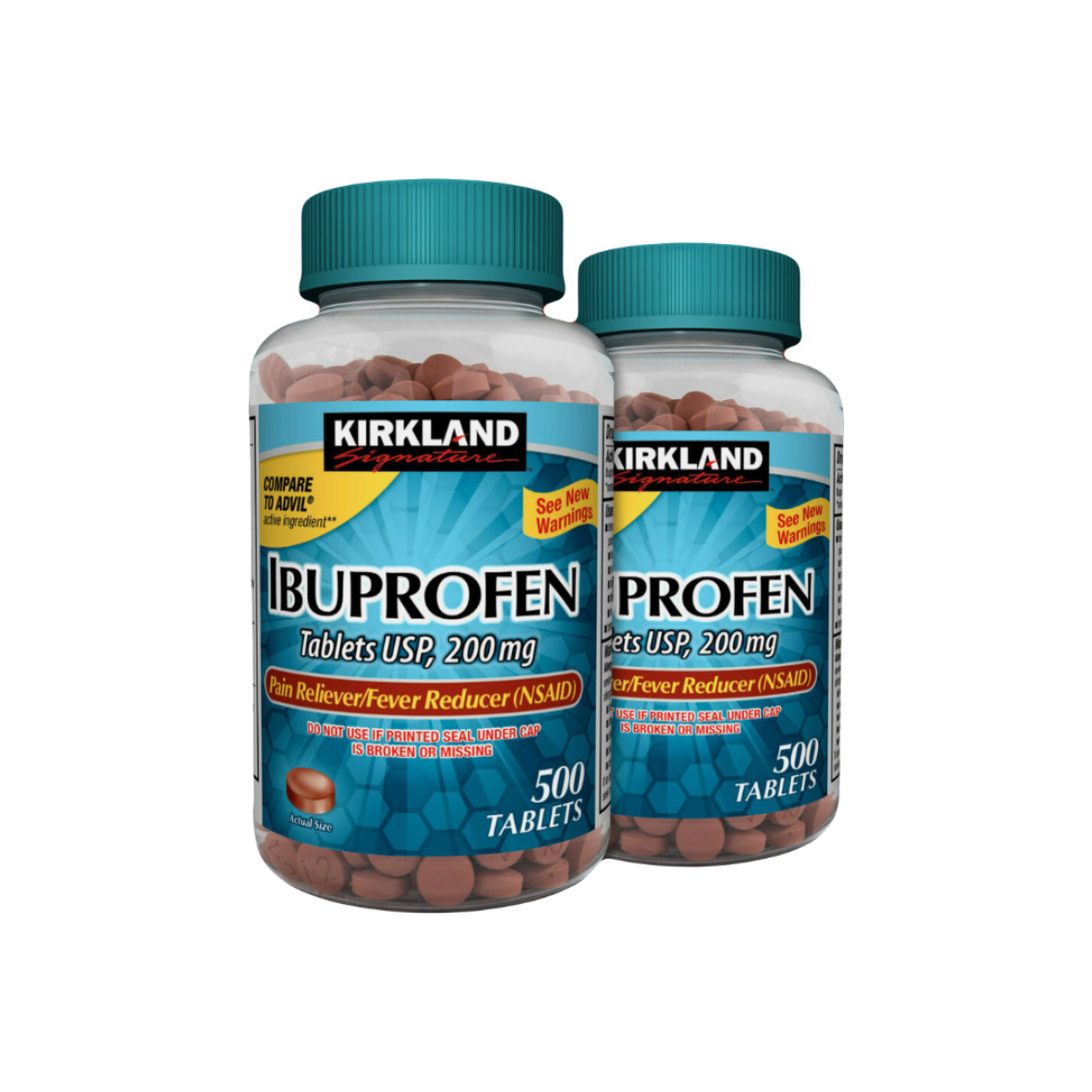 ایبوبروفن 200 میلی‌گرم 500 عددی کرکلند Kirkland Ibuprofen