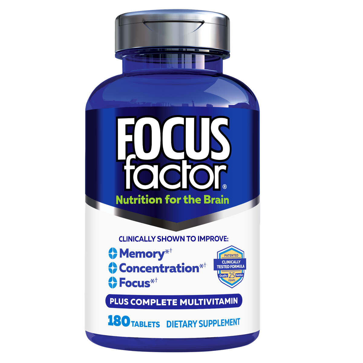 مکمل Focus Factor تقویت تمرکز و حافظه 180 کپسول